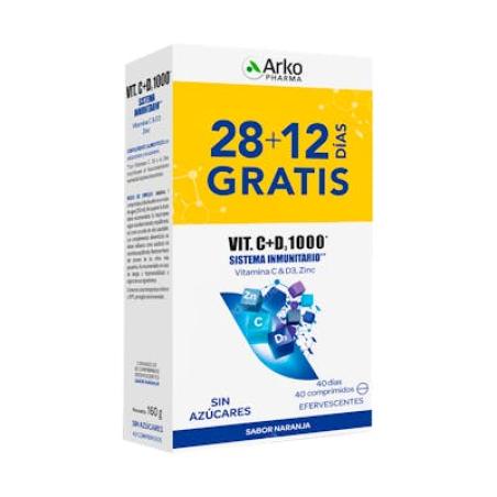 ARKOPHARMA VITAMINA C+D3 2X20 40 UN