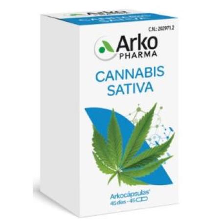 ARKOCAPSULAS CANNABIS SATIVA BIO 45 CAPS