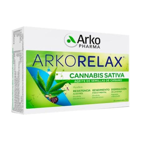 ARKORELAX ESTRES CONTROL CANNABIS SATIVA 30 COMP