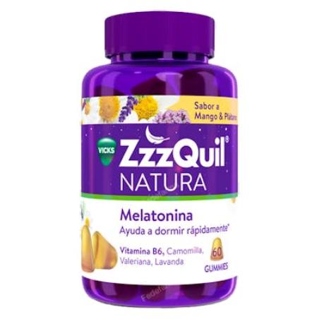 ZZZQUIL MELATONINA MANGO & PLATANO 60 GOMINOLAS