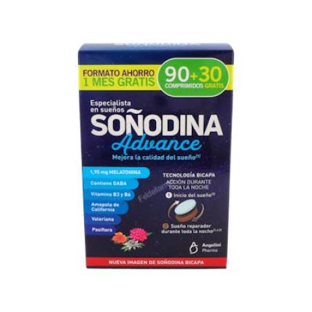 SOÑODINA MELATONINA TRI 90 + 30 COMP
