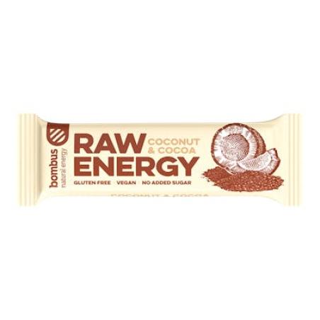 BOMBUS RAW ENERGY coco-cacao 20 uds