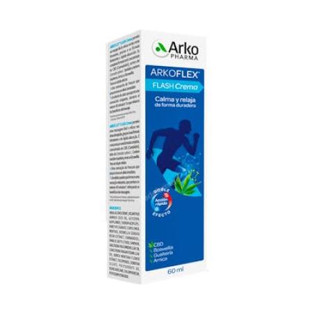 ARKOFLEX FLASH CREMA CBD EFECTO CALOR 60 ML