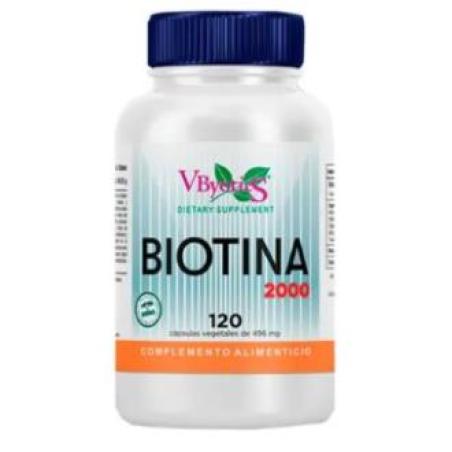 BIOTINA 2000mcg 120vcaps.