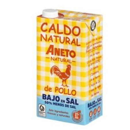CALDO DE POLLO bajo en sal 1l.