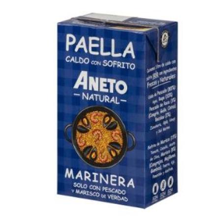 CALDO DE PAELLA MARINERA con sofrito 1L.