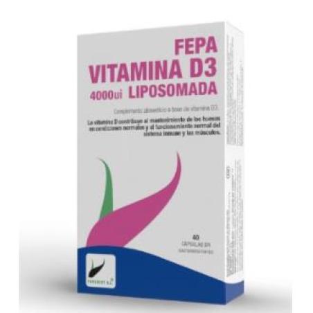 FEPA VITAMINA D3 liposomada 400ui 40cap.