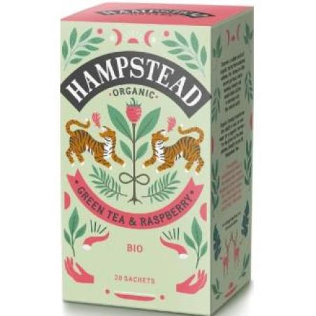 GREEN TEA-RASPBERRY infusion 20sbrs. BIO