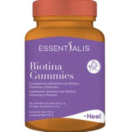ESSENTIALIS BIOTINA GUMMIES 60 caramelos de goma