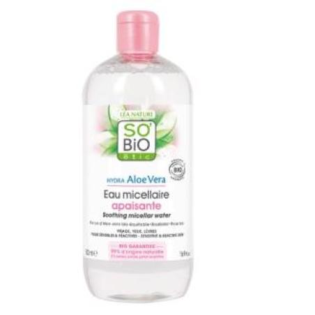 AGUA MICELAR CALMANTE aloe-rosas 500ml.