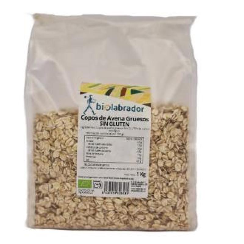 COPOS DE AVENA GRUESOS SIN GLUTEN 1kg