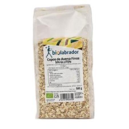 COPOS DE AVENA FINOS SIN GLUTEN 500gr.