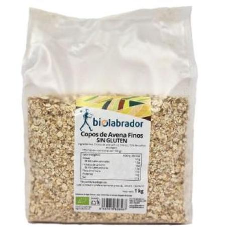 COPOS DE AVENA FINOS SIN GLUTEN 1kg.