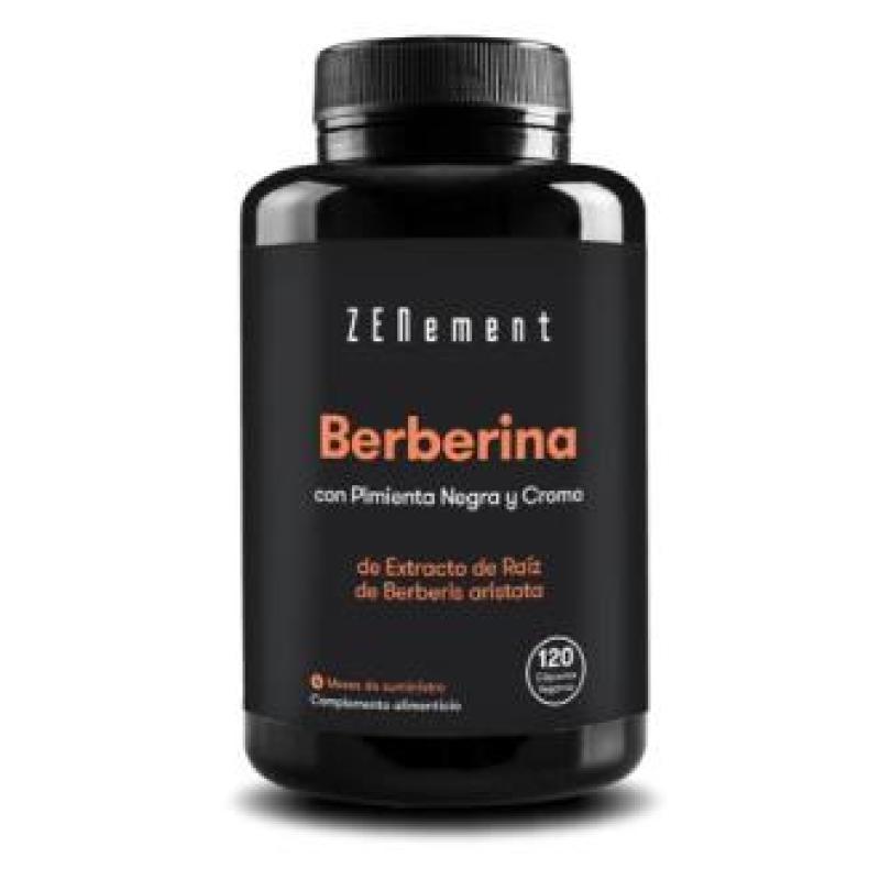 BERBERINA con pimienta negra y cromo 120caps.
