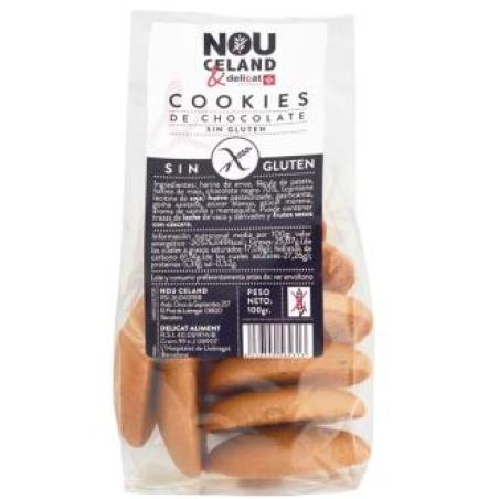 COOCKIES chocolate negro 100gr. S/G