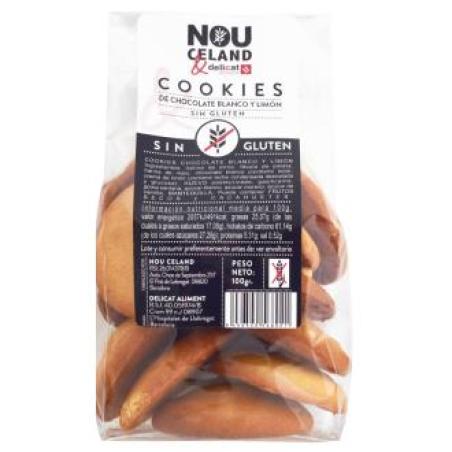 COOKIES chocolate blanco y limon 100gr. S/G