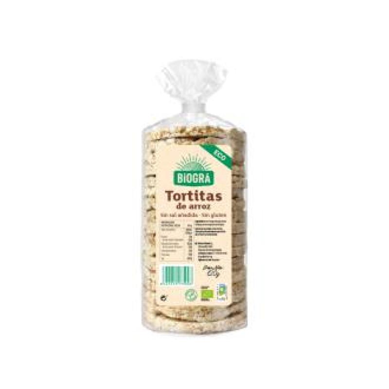 TORTITAS DE ARROZ sin sal 120gr. BIO SG VEGAN