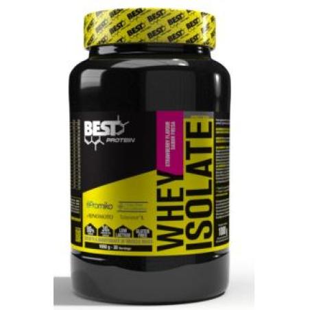WHEY ISOLATE fresa PROTEINA 90% 1000 gr