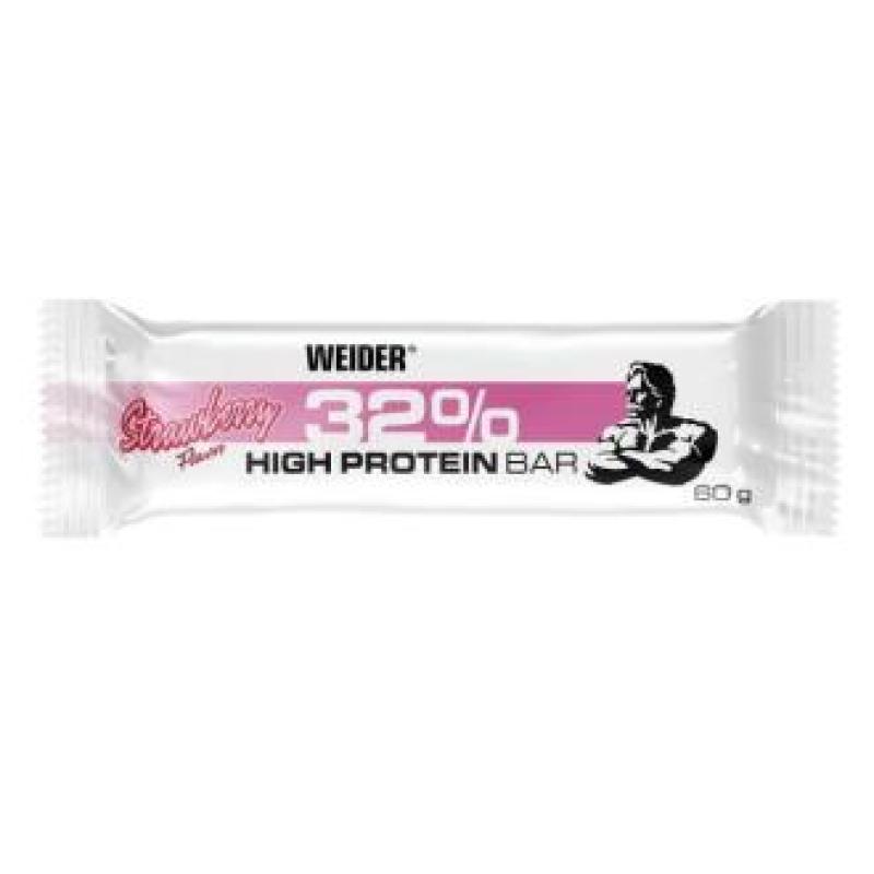 WEIDER PROTEIN 32% barrita fresa 12ud.