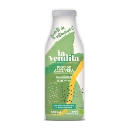 JUGO DE ALOE VERA 100% sin pulpa 500ml ECO