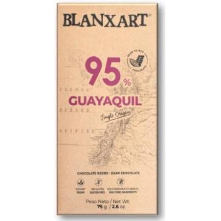 CHOCOLATE NEGRO 95% GUAYAQUIL 75 gr ECO