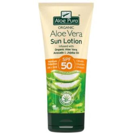 PROTECTOR SOLAR FACTOR 50 ALOE PURA 200 ml