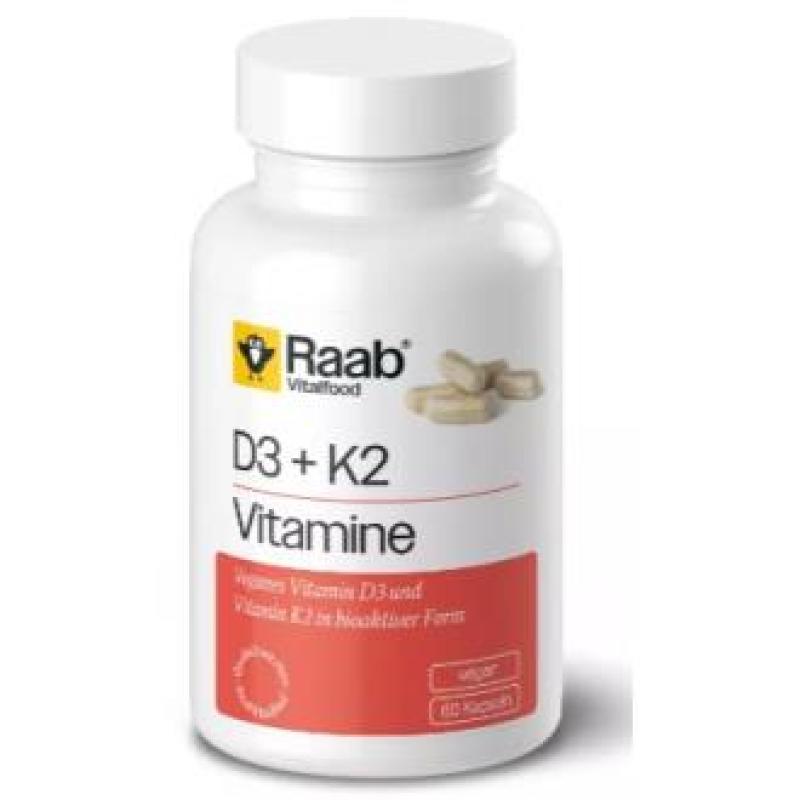 VITAMINA D3+K2 420mg 60 cap VEGAN SG