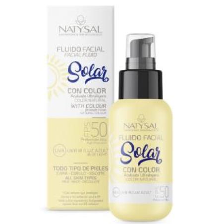 SOLAR SPF50 facial con color resistente agua 50 ml