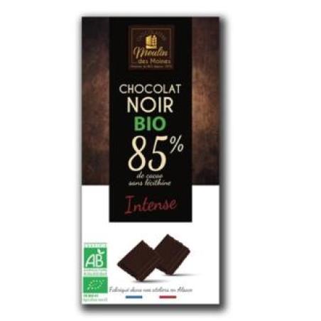 CHOCOLATE NEGRO 85% intenso 100 gr BIO