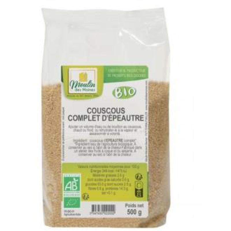 CUSCUS DE ESPELTA integral 500 gr BIO