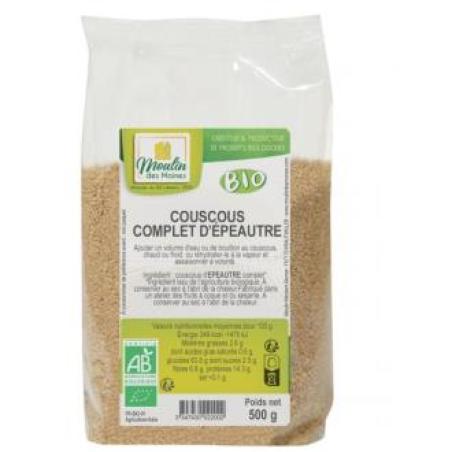 CUSCUS DE ESPELTA integral 500 gr BIO