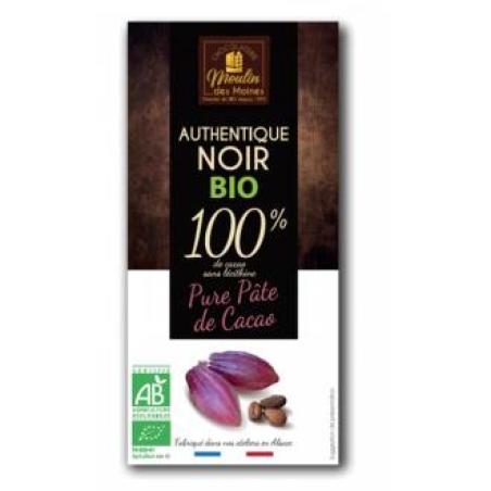 CHOCOLATE PURO 100% cacao 100 gr BIO