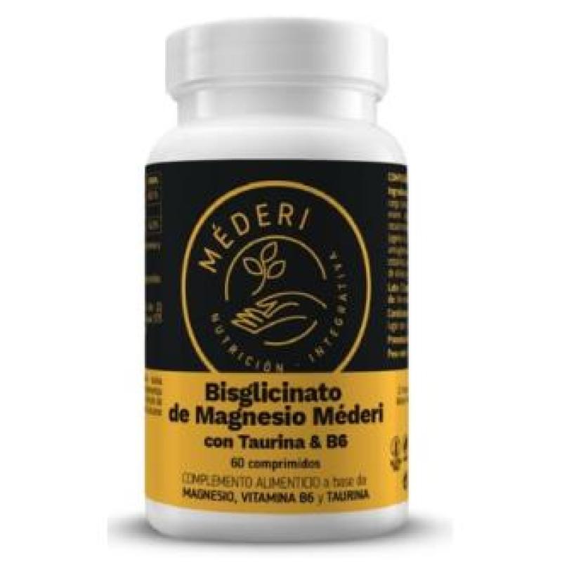 BISGLICINATO DE MAGNESIO taurina+vit B6 60comp.