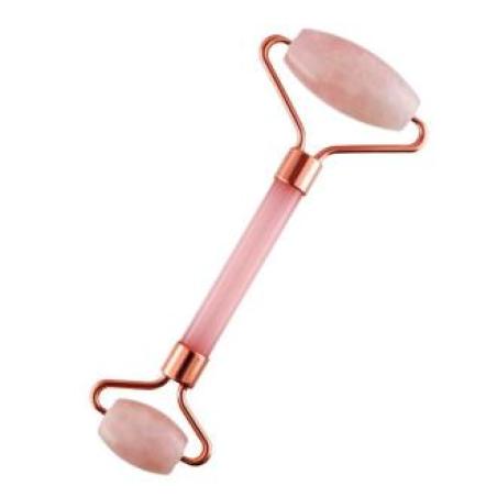 MASAJEADOR FACIAL DE CUARZO ROSA 1ud.