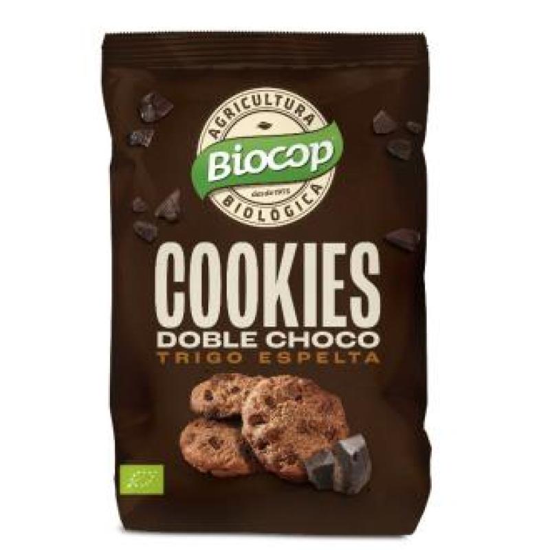COOKIES TRIGO ESPELTA DOBLE CHOCO 200 gr