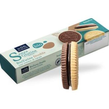 GALLETA BIOTWINS DOBLE CREMA CACAO 125 gr BIO SG