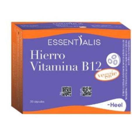ESSENTIALIS HIERRO VITAMINA B12 30 vcap