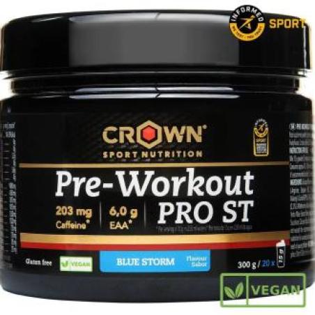 PRE WORKOUT PRO ST BLUE STORM 300 G (20 PORCIONES)