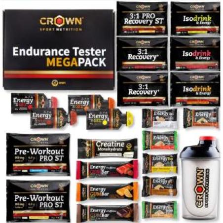 PACK ENDURANCE TESTER 3.0 CON SHAKER 500ML VARIADO PACK ENDURANCE TESTER 3.0 CON SHAKER 500ML VARIADO
