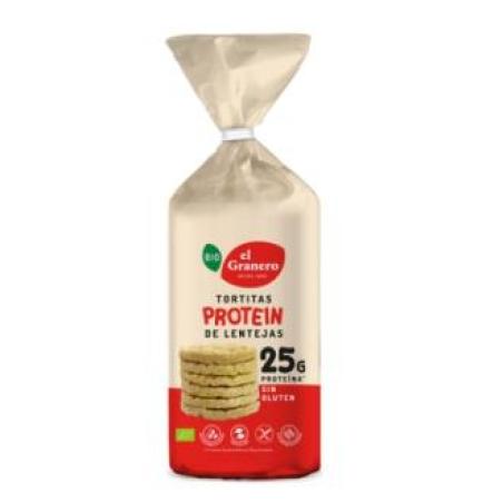 TORTITAS PROTEIN de lentejas 125 gr BIO VEGAN SG