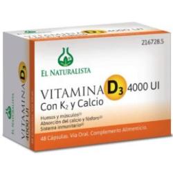 VITAMINA D3 4000 ui K2 CALCIO 48 cap