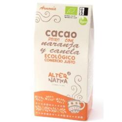CACAO CON NARANJA-CANELA 125 gr BIO