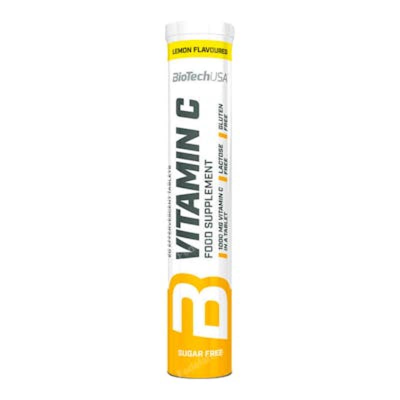 VITAMIN C EFFERVESCENT TABLETS LIMON - 20 COMP