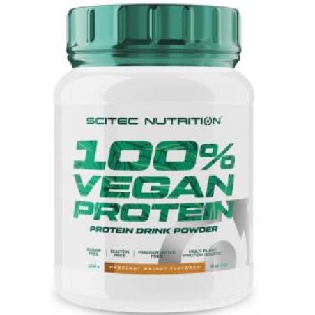 100% VEGAN PROTEIN 1000G AVELLANA-NUEZ