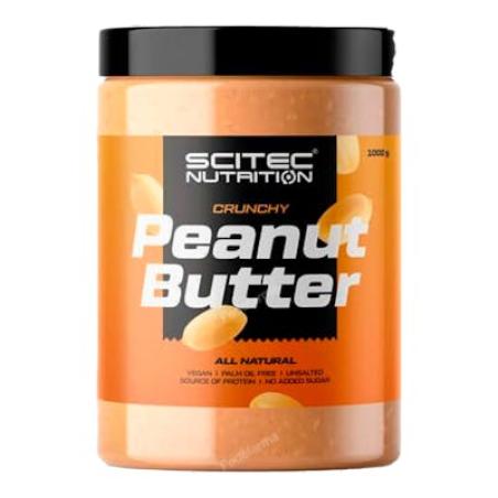 PEANUT BUTTER 1000G CRUNCHY C/ TROZOS DE CACAHUETE