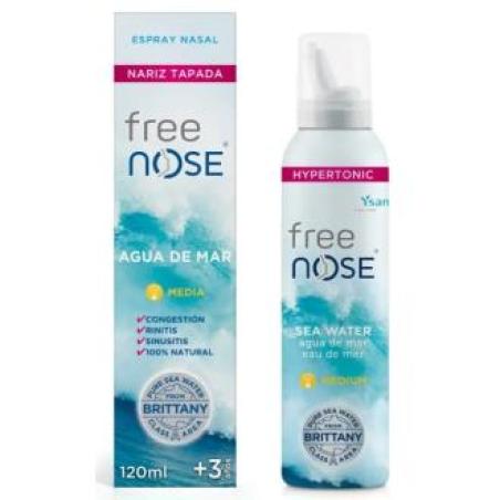 FREENOSE HYPERTONIC SEA WATER MEDIA NASAL 120 ML