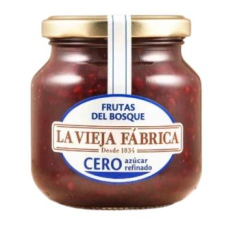 MERMELADA DE FRUTA DEL BOSQUE cero azucar refinado 280 gr