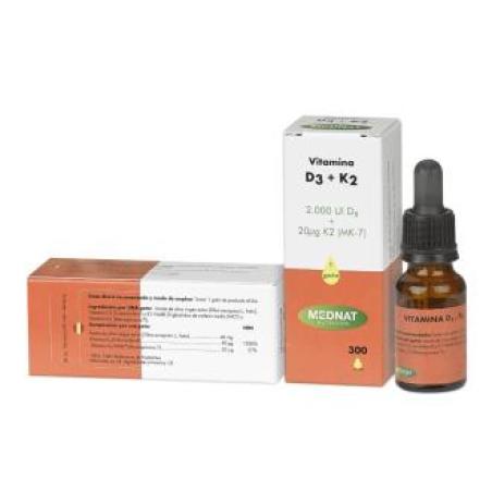 VITAMINA D3+K2 gotas 15 ml.