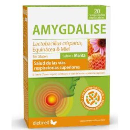 AMYGDALISE sabor menta 20comp mastic.