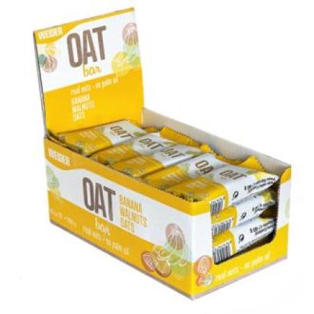 WEIDER OAT BAR barritas banana-walnuts 20uds